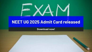 NEET UG 2025 Admit Card