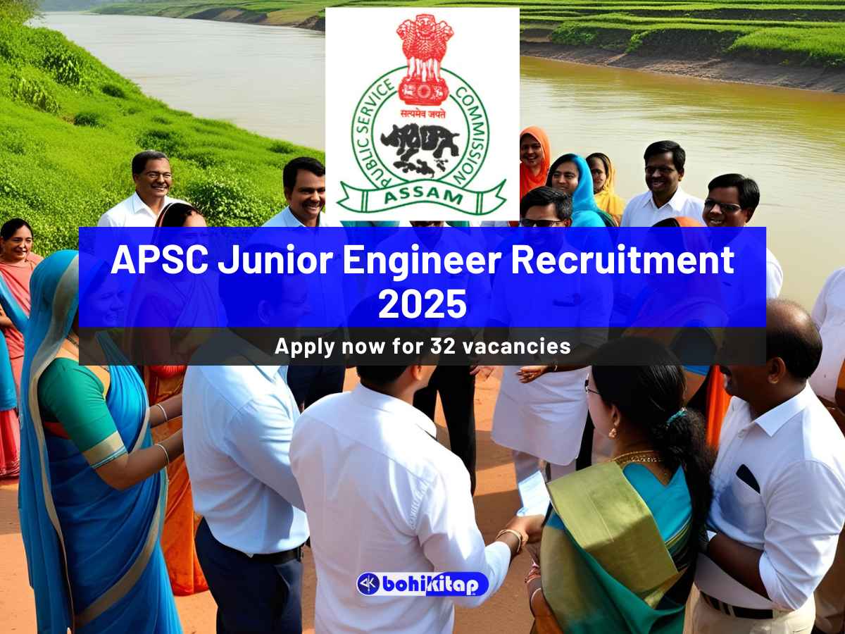 APSC Junior Engineer Recruitment 2025: Vacancy opens in Fishery Department; Apply now - Bohikitap APSC Junior Engineer Recruitment 2025
