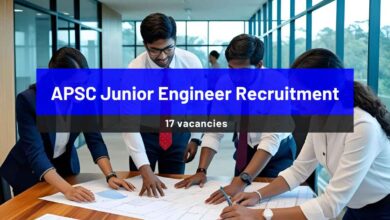 APSC Junior Engineer Recruitment
