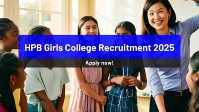 HPB Girls College Recruitment 2025
