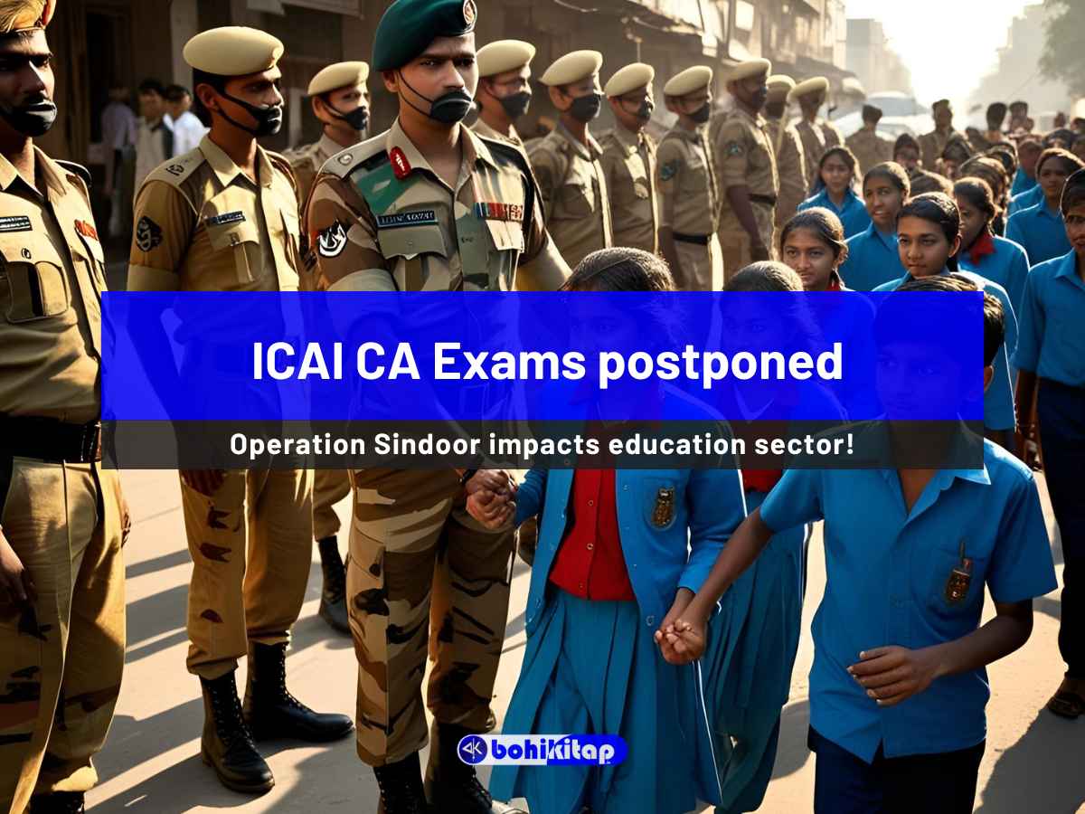 ICAI CA exams postponed: Operation Sindoor impacts Education Sector Across Northern States - Bohikitap ICAI CA Exams postponed