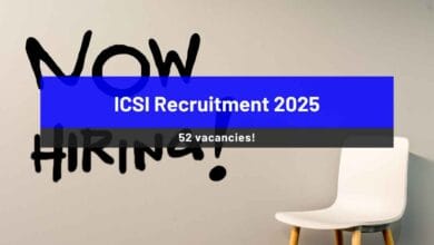ICSI Recruitment 2025