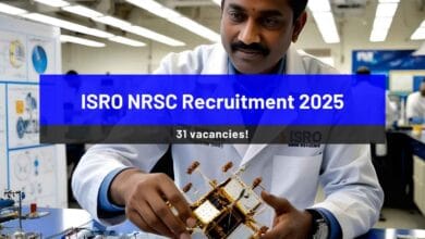 ISRO NRSC Recruitment 2025