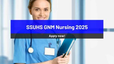 SSUHS GNM Nursing 2025