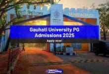 Gauhati University PG Admissions 2025