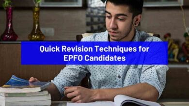 Quick Revision Techniques for EPFO Candidates