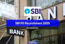 SBI PO Recruitment 2025: Notification Out for 541 Vacancies, Apply Now