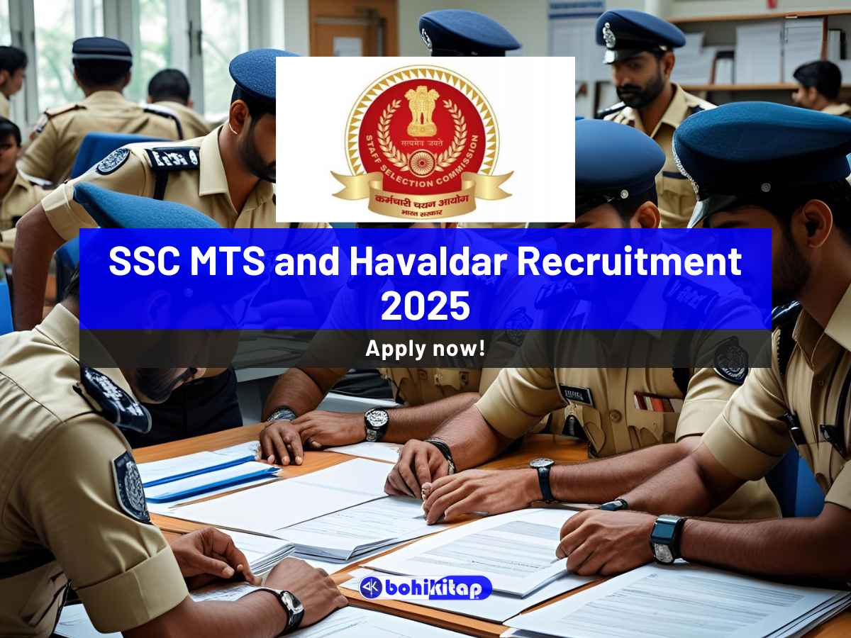 SSC MTS and Havaldar Recruitment 2025: Apply now for 1075 vacancies - Bohikitap SSC MTS and Havaldar Recruitment 2025
