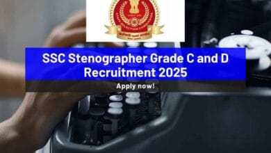 SSC Stenographer Grade C and D Recruitment 2025