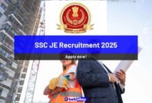 SSC JE Recruitment 2025