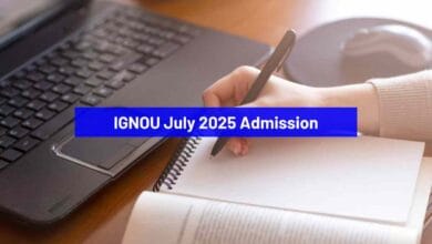 IGNOU July 2025 Admission