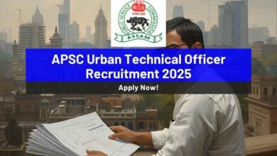 APSC Urban Technical Officer Recruitment 2025