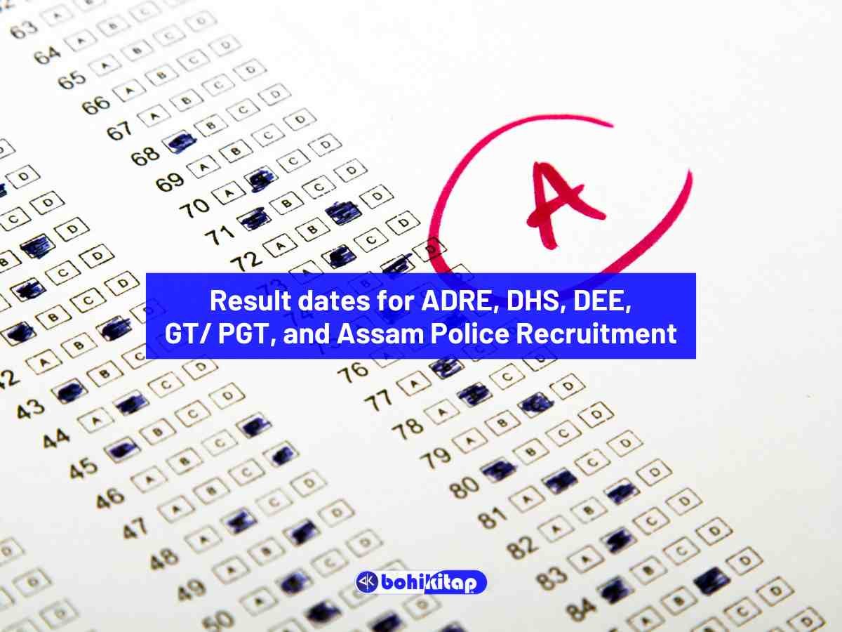 CM Sarma announces Result dates for ADRE, DHS, DEE, GT PGT, and Assam Police Recruitment Drives