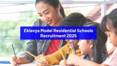 Eklavya Model Residential Schools Recruitment 2025