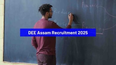 DEE Assam Recruitment 2025