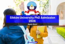 Sikkim University PhD Admission 2026