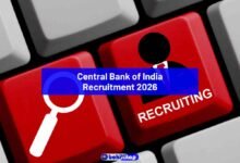 Central Bank of India Recruitment 2026