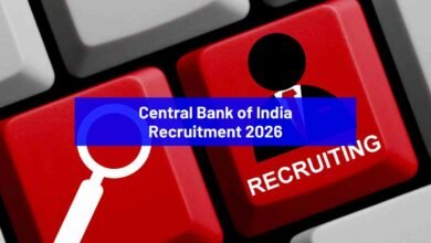 Central Bank of India Recruitment 2026