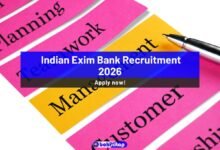 Indian Exim Bank Recruitment 2026