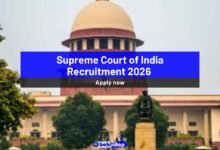 Supreme Court of India Recruitment 2026