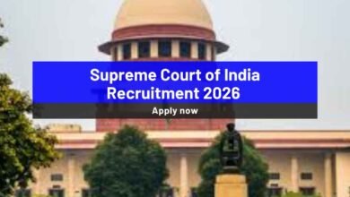 Supreme Court of India Recruitment 2026: Apply for Law Clerk-cum-Research Associate Posts - Bohikitap Supreme Court of India Recruitment 2026