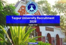 Tezpur University Recruitment 2026