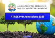 ATREE PhD Admissions 2026