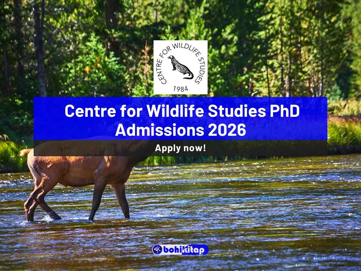 Centre for Wildlife Studies PhD Admissions 2026