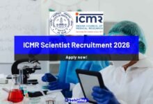ICMR Scientist Recruitment 2026