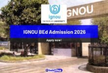IGNOU BEd Admission 2026
