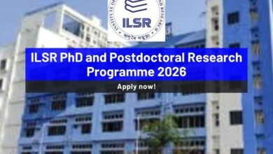 ILSR PhD and Postdoctoral Research Programme 2026