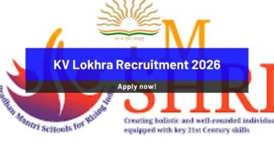 KV Lokhra Recruitment 2026