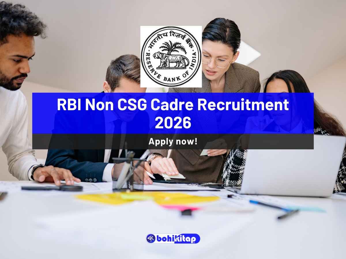 RBI Non CSG Cadre Recruitment 2026