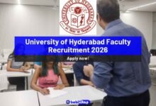 University of Hyderabad Faculty Recruitment 2026