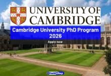 Cambridge University PhD Program 2026