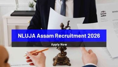 NLUJA Assam Recruitment 2026: Apply for Elite Faculty Roles - Bohikitap NLUJA Assam Recruitment 2026
