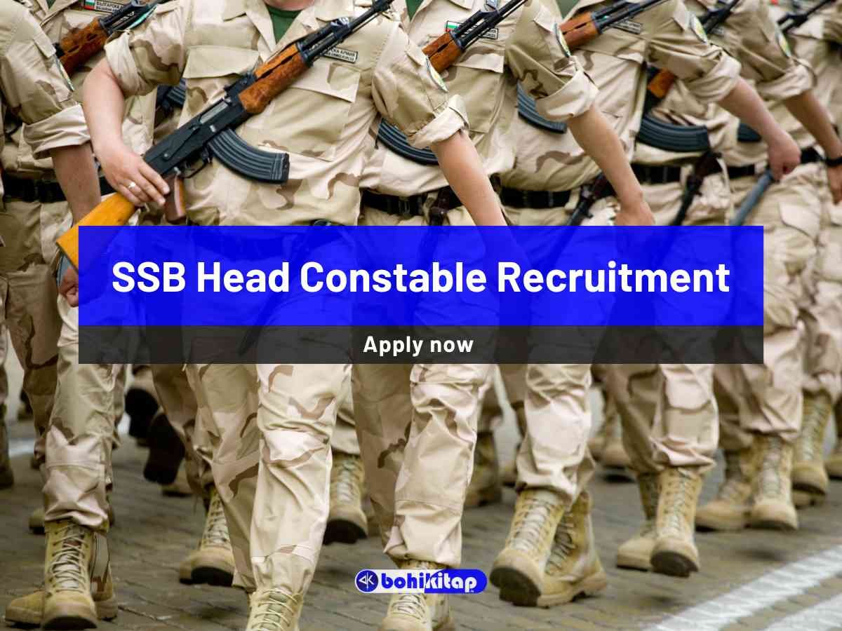 SSB Head Constable Recruitment 2026: Apply Now for 67 Paramedical Posts - Bohikitap SSB Head Constable Recruitment 2026