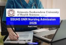 SSUHS GNM Nursing Admission 2026