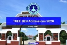 TUEE BEd Admissions 2026