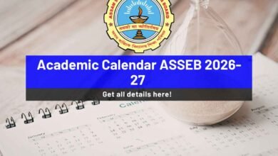 Academic Calendar ASSEB 2026-27