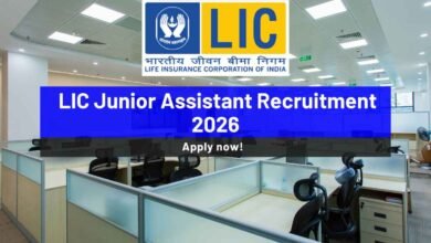 LIC Junior Assistant Recruitment 2026