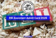 RBI Assistant Admit Card 2026