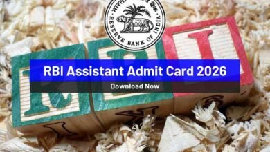 RBI Assistant Admit Card 2026