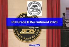 RBI Grade B Recruitment 2026