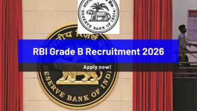 RBI Grade B Recruitment 2026