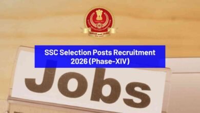 SSC Selection Posts Recruitment 2026 (Phase-XIV)