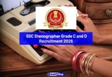 SSC Stenographer Grade C and D Recruitment 2026