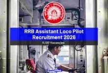RRB Assistant Loco Pilot Recruitment 2026