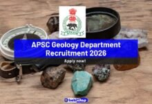 APSC Geology Department Recruitment 2026