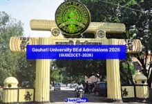 Gauhati University BEd Admissions 2026
